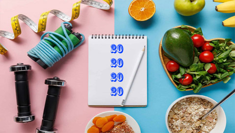 هكذا تساعدك القاعدة العجيبة 20:20:20:20 على إنقاص وزنك..!