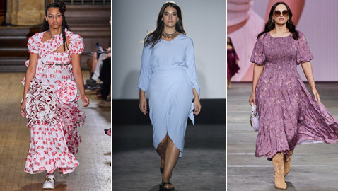 صور: موديلات فساتين مناسبة للمرأة الممتلئة موضة صيف 2023