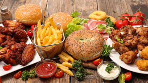 10 وجبات غذائية 