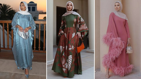 فساتين سواريه صيفية للمحجبات.. إليكِ حيل ذكية تخفي عيوب الجسم